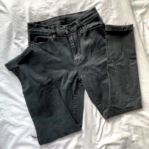 BDG Skinny High Rise Ripped Black Jeans